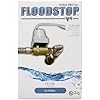 FloodStop Ice Maker Leak Detector Kit with Automatic Water Shut-Off and Visual/Audible Alarms, 1/4 Compression