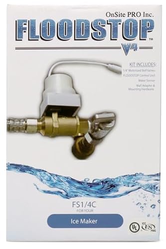 FloodStop Ice Maker Leak Detector Kit with Automatic Water Shut-Off and Visual/Audible Alarms, 1/4\" Compression - Thumbnail 2