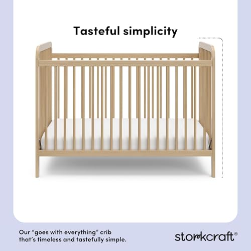 Image of Storkcraft Pasadena 3-in-1 Convertible Crib, Driftwood