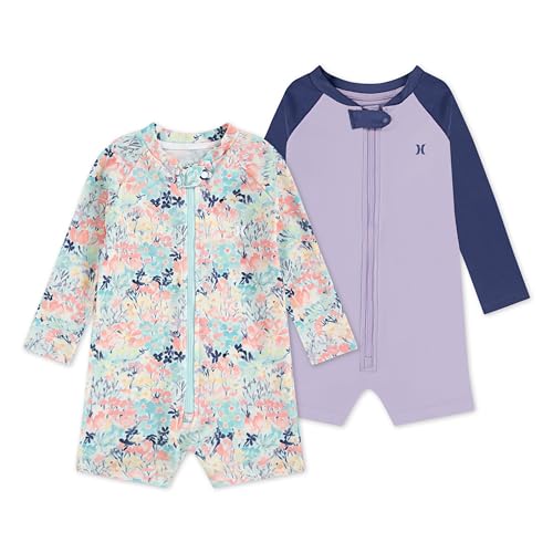 Image of Hurley Baby 2-Pack Long Sleeve Rash Guard Coverall