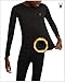 Spyder Kids Thermal Underwear Set - 2 Piece Moisture Wicking Insulated Girls Boys Thermal Set Base Layer Long Johns for Kids, Size 12-14, Black