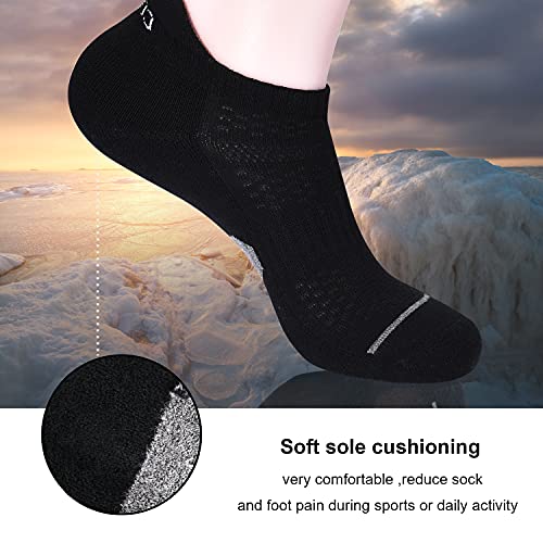 Image of Ankle Socks Women's and Mens - 6 /10 Pairs Low Cut Tab & No Show Athletics Running Socks