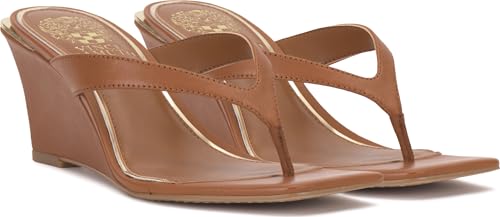 Vince Camuto Women's Cianna Thong Wedge Sandal, Golden Walnut, 8 by Vince Camuto - Used condition - Image 4