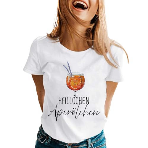 Sizoer Tshirt Damen Kostüm Aperol Spritz Shirt Aperollin Spritztour...