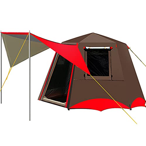 Carpa automática para 3-4 personas con porche y doble capa miniatura 1
