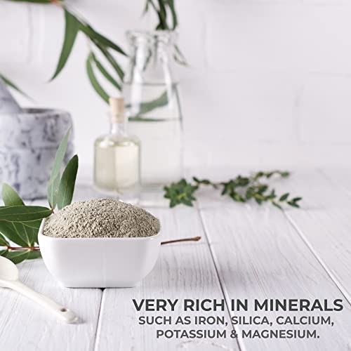 Organic French Green Clay Powder 100% Pure & Natural for Skincare Face Mask Anti Acne Deep Cleansing & Purifying Face Mask Blackhead Remover Oil Control 250 g - Image 3