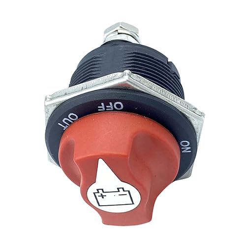 SWOOMEY Isolator Battery Disconnect Cut-Off Power Supply for Rv ATV Car Boat Heavy Duty Electrical Safety for Vehicles and Equipment
