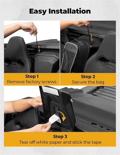 Sac de rangement console centrale UTV noir 6L étanche pour ZForce 800 et 950 Trail - 6