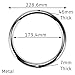 EMPI Headlight Trim Ring, Compatible with VW Beetle/Bug 67-79, T-3 64-73, T-2 68-79