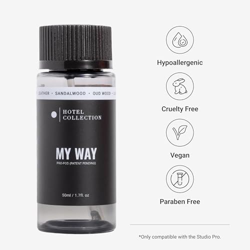 Hotel Collection Diffuser Oil-My Way Pro-Pod-Aromatherapy Essential Fragrance Oil-Sandalwood, Warm Virginia Cedar& Beautiful Iris-50ML 1.7 Fl oz - Thumbnail 2