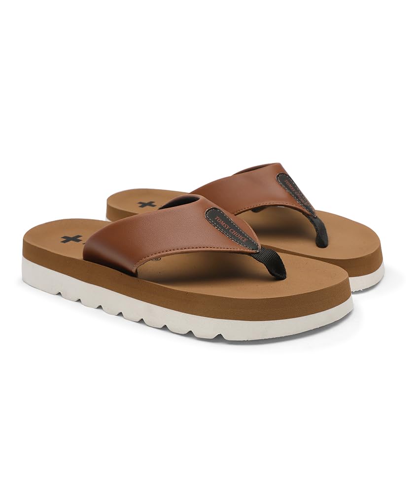 Image of EVA Flip Flops for Men | Soft & Lightweight EVA Sole | Comfortable Slippers for Indoor & Outdoor Use