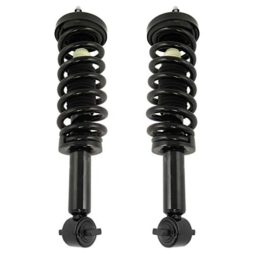 Image of TRQ Front Driver and Passenger Side Strut and Spring Assembly Set Loaded | For 14 Ford F-150 4 Wheel Drive XL XLT Lariat