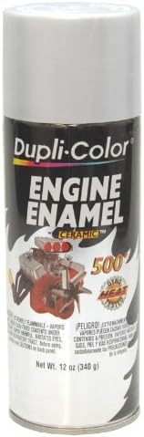 Dupli-Color DE1615 Engine Enamel Spray Paint with Ceramic - Aluminum - 12 oz Aerosol Can