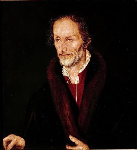 Toile Portrait de Philippe Melanchton par Cranach l'Ancien - Peinture salon 60x90cm