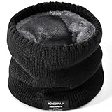 [Bafup] 【新色追加！】ネックウォーマー ネックガード 冬 極めた暖かさ ふわふわ裏起毛 防風防寒 柔らかい 軽量 秋冬 無地 小顔効果 ネック ゲーター スポーツ 通勤 通学 自転車 バイク スキー スノボ メンズ レディース スヌード 男女兼用 (無地：ブラック)