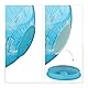 Relaxdays 10021013 Spardose Globus HxBxT: 16,5 x 14 x 14 cm, politische Weltkarte, englische Beschriftung, Weltkugel, bunt, Blau