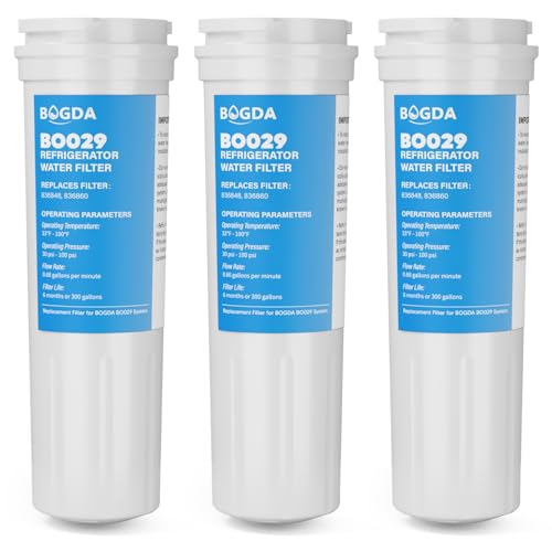 BOGDA 836848 Water Filter, Fit for Fisher-Paykel Water Filter 836860 and Water-drop Filter...