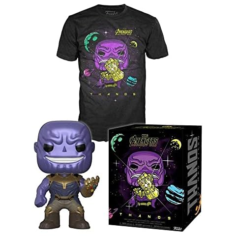 Marvel - Boxed T-Shirt POP + POP - Infinity War Thanos Cover