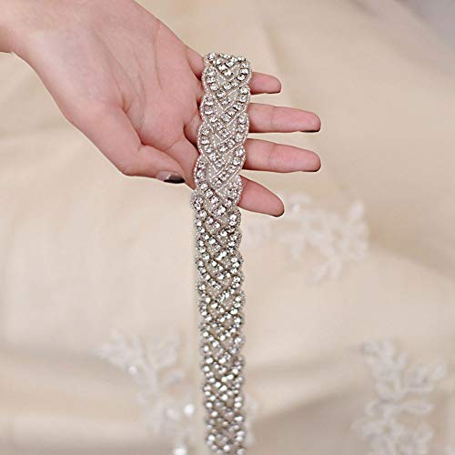 Nuziale Strass Cintura per Abito da Sposa