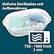 Philips AVENT ultra air Schnuller - 2er Pack, BPA-freier, atmungsaktiver Schnuller für Babys von 0-6 Monaten, inklusive Transport- und Sterilisationsbox, grün/braun (Modell SCF085/15)