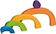 goki Evolution 58329 – Designpuzzle Farbspirale aus Holz – Kreatives Steckspiel für Kinder – Made in Europe