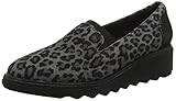 Obermaterial: Wildleder Clarks Damen Slipper, Mehrfarbig(Leopard PRT Comb), 37 EU