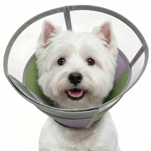 Image of KOESON Soft Dog Cone for Small Dogs After Surgery with Reflective Trim