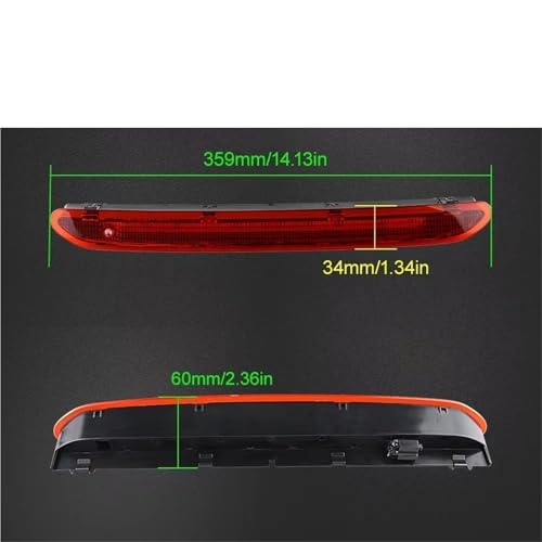 Troisième feu stop auto compatible avec VW Rabbit 2006-2009 | 1K6945097A