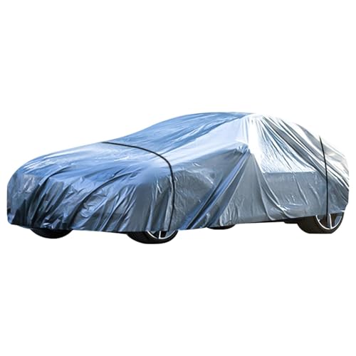 Funda para coche antisuciedad – Funda para coche resistente a la intemperie | Protección para coche contra la lluvia, el sol, el polvo, la nieve, protección contra el viento, lonas de exterior