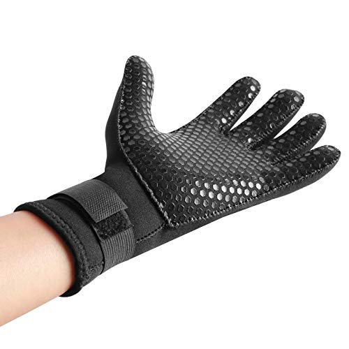 image for BPS Neoprene 5mm Thermal Wet Suit Gloves with Non-Slip Grip Design - T