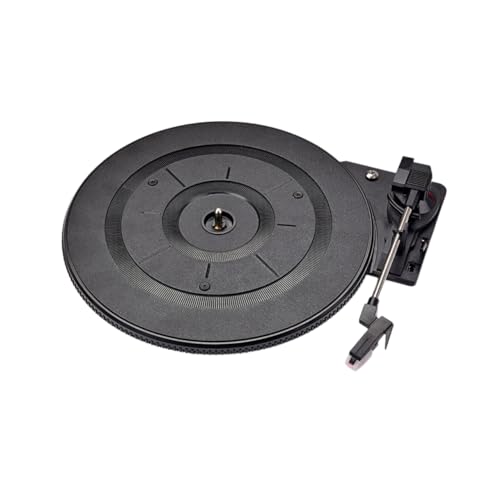 Yardenfun Platine Vinyle Vintage avec Préampli Intégré Contrepoids Réglable Accessoire Audio Portable pour et