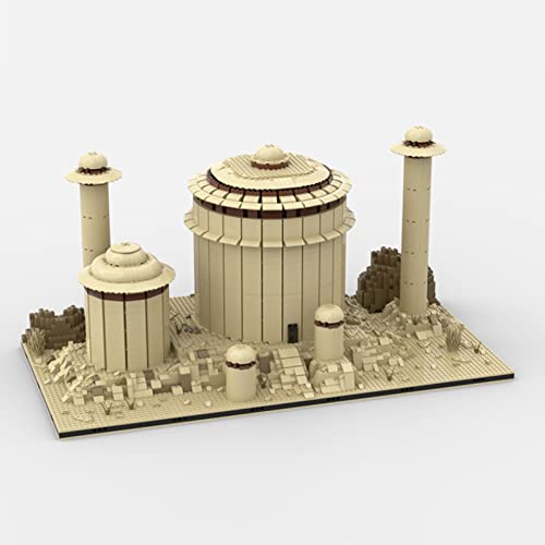 Bausteine Modell Set Jabbas Palast 4175 Stück Weltberühmte Modulare Hausbausätze DIY Mini 3D Mini Bausteine Micro… – Bild 5