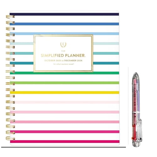picture of a 2026 Emily Ley Simplified Planner for busy moms; includes a link to purchase on Amazon