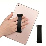 WUOJI Hand Holder Strap for ipad, Tablet Hand Holder Strap, Universal Handle Grip for iPad Kindle, Mini Tablets and Cases (Black)