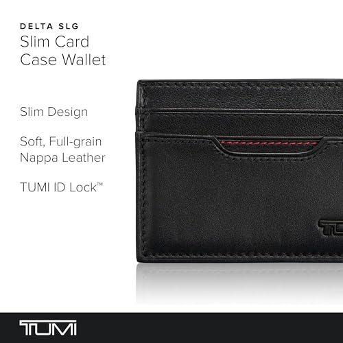 TUMI - Delta Slim Card Case - Men's Leather Wallet for Everyday & Travel - Black2