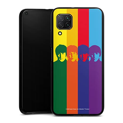 DeinDesign Coque en Silicone Compatible avec Huawei P40 Lite Étui Silicone Coque Souple Arc-en-Ciel The Beatles Bande - Les Beatles, Paul McCartney, John Lennon, RIngo Starr, George Harrison DeinDesign Coque en Silicone Compatible avec Huawei P40 Lite Étui Silicone Coque Souple Arc-en-Ciel The Beatles Bande