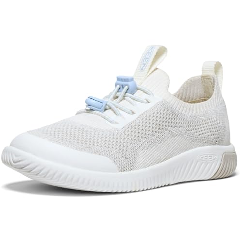 KEEN Unisex-Child Knx Knit Lace Lightweight Barefoot Feel Sneakers
