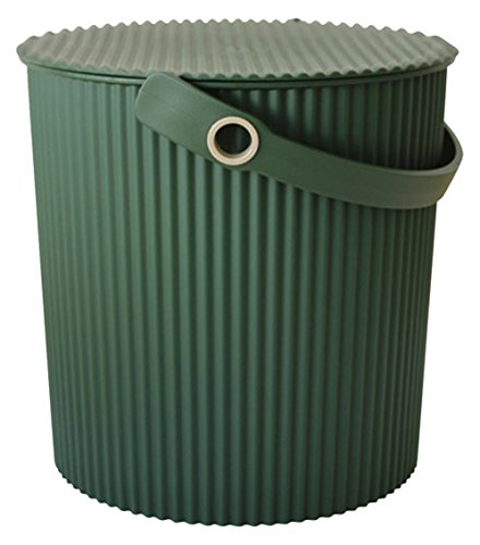 Hachimankasei Garden Tool Bucket with Lid, 3.2 gal (10 L), Green