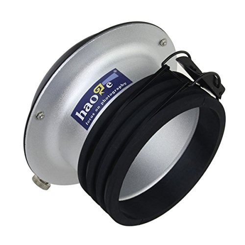 Anillo adaptador Profoto a Bowens Haoge de aluminio para luz estroboscópica 4
