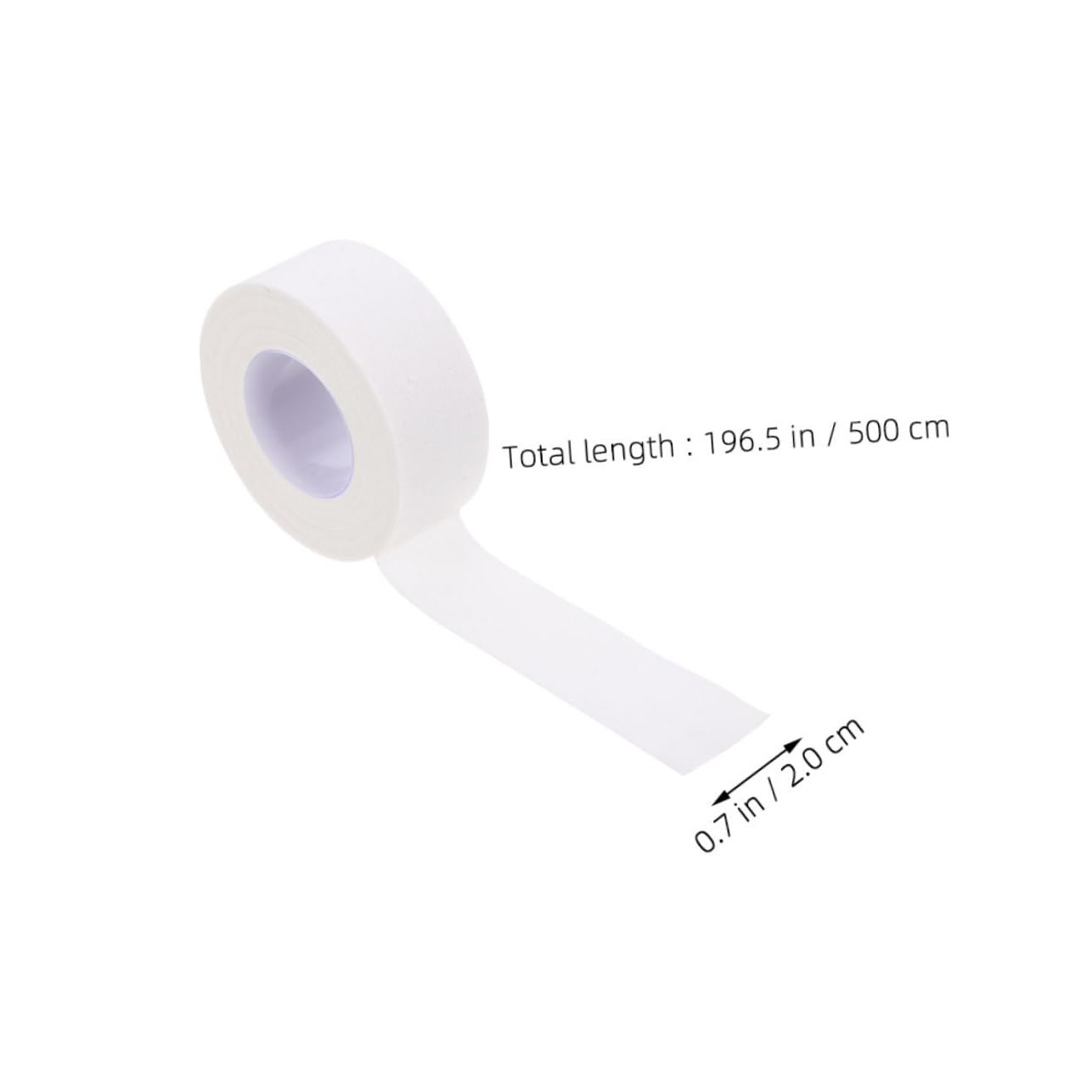TOBBOMEY 4 Rolls Pressure Sensitive Tape Breathable Medical Tape Transfusion Fixing Tools Medical Supplies Strips Scar Safe Medical Tape Hospital Medical Tape Tearable Tape Cotton White