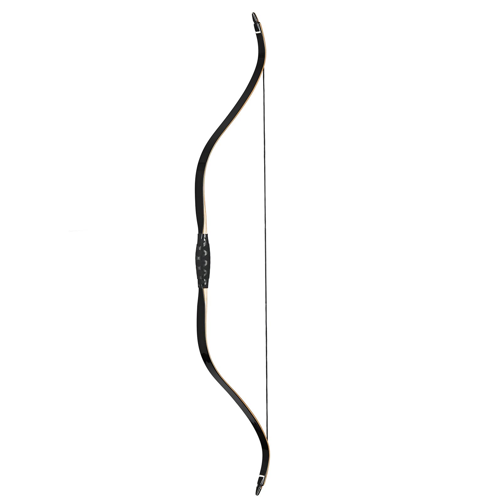Traditional Handmade Recurve Bow 25-50lbs, Longbow Mongolian Horsebow Archery Hunting Target Bow for Adults Outdoor Hunting Competition Training Game Left or Right Hand Recurve Bows (50LB)