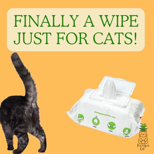 Grooming Wipes – Gentle Cat Cleaning Wipes – Hygienic Grooming Tool for Cats Ears, Paws, Bum, and Fur Grooming Wipes – Gentle Cat Cleaning Wipes – Hygienic Grooming Tool for Cats Ears, Paws, Bum, and Fur