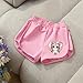 Summer Dolphin Shorts for Girls Cotton High Waist Pull on Cute Print Fashion Casual Athletic Shorts