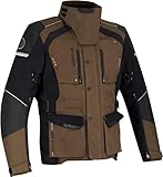 Doublure : Oui (fixe) Bering Blouson moto BRONCO Noir/Marron, Noir/Marron, 4XL