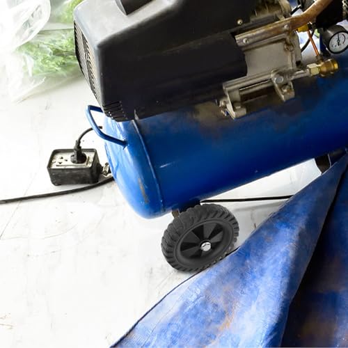 Roues pour compresseur air robustes contre les vibrations du sol