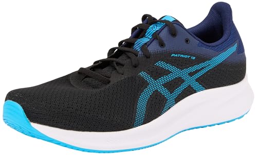 Asics Patriot 13, Sneaker Hombre, Negro Digital Aqua, 44 EU