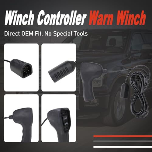 Warn Winch Remote Compatible with Ford Wrangler Jeep Dodge Ram by FJJWCL - Image 5