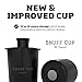 Snuff Cup Pro Spittoon with Discreet Storage fits Up to Three Oversized Cans, Portable Spit Cup with Built-in Can Opener (16 Ounce, Pro V3)