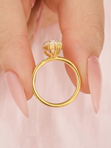 4.0 Carat Pear Cut Lab-Created D Color VVS1 Moissanite Ring, S925 Sterling Silver Engagement Ring for Women4