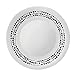 BORMIOLI ROCCO 480170FS7121950 Sfere Design Moon Lot de 24 assiettes en verre Blanc